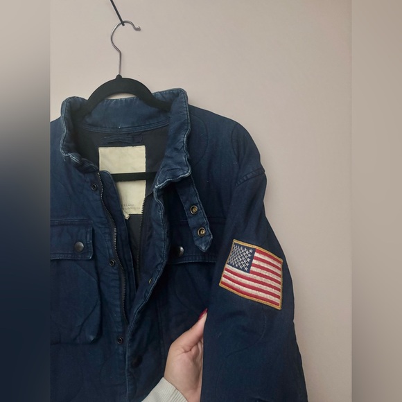 VTG Ralph Lauren denim and supply | quilted Americana jacket | size large - Picture 2 of 5